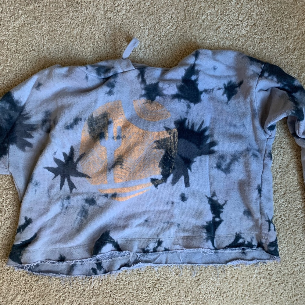 Free People Crop Sweatshirt